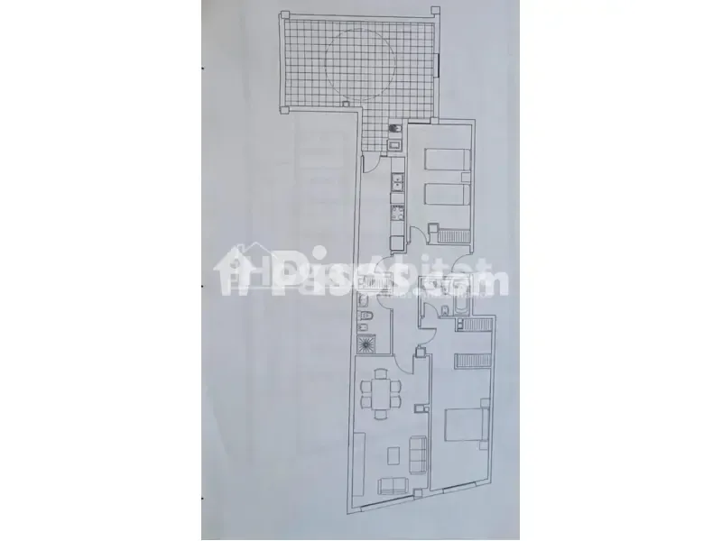 Plaan - Semi-Reformed Flat with Patio in Benaguasil