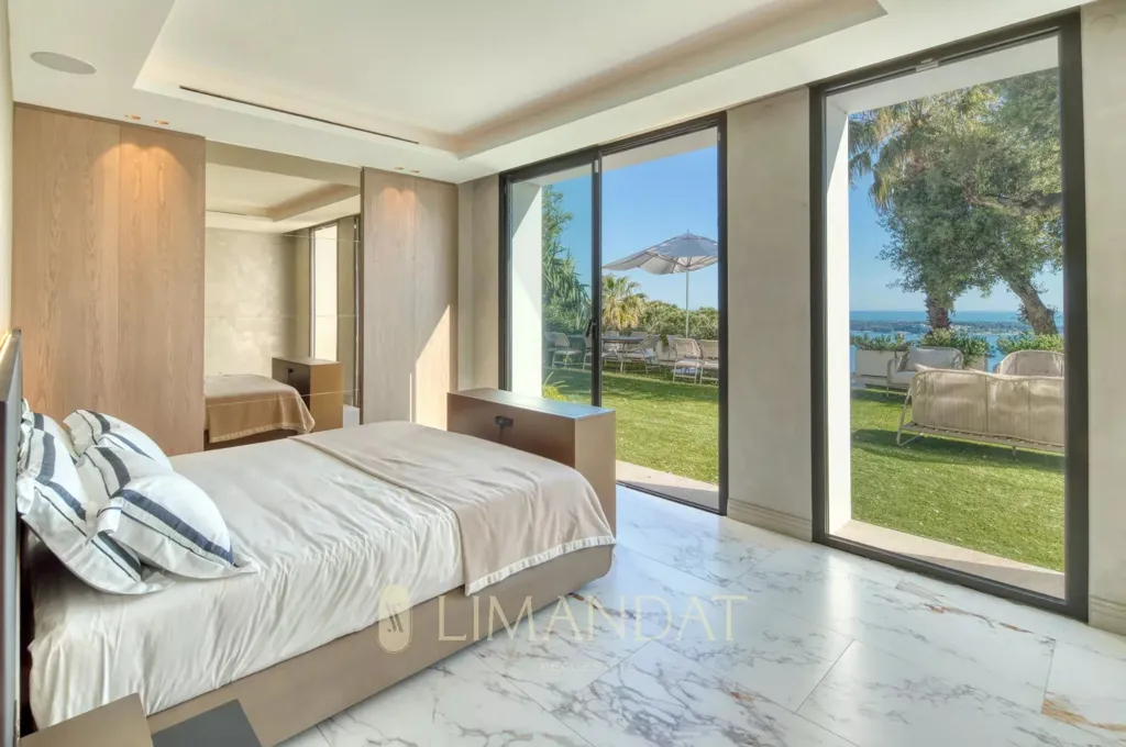 Chambres - Villa de luxe avec vue mer à Cannes