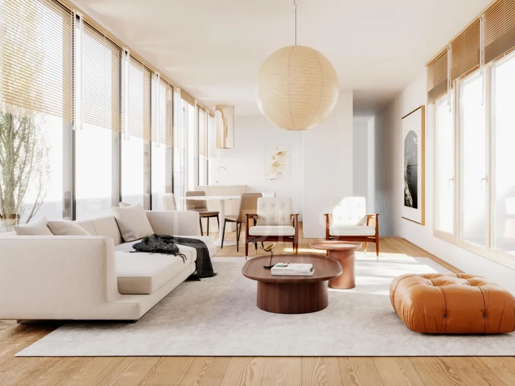 Living Room - Duplex Apartment with Terrace in Beato, Lisbon