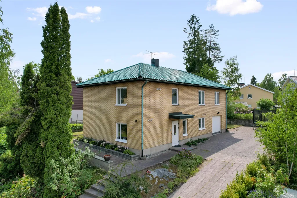 Vue aérienne - Villa in Enskede, Ready for Sale
