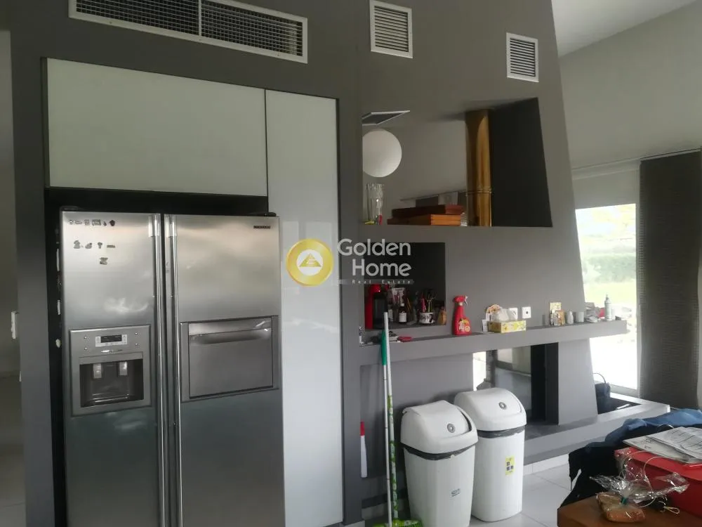 Cuisine - Modern Villa with Sea View in Tragana