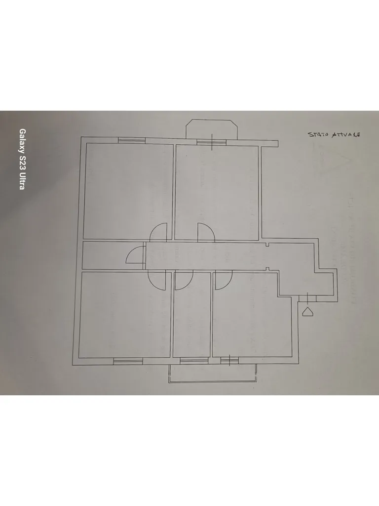 Plan - Rented Apartment with Balconies in Carini