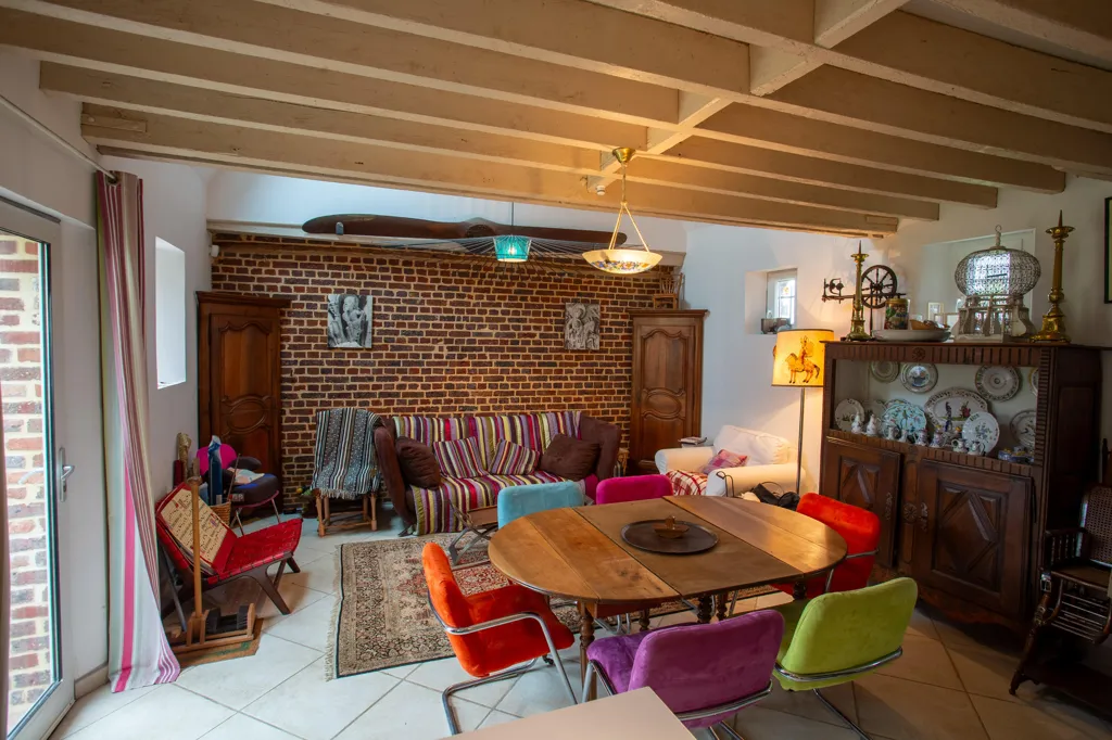 Dining Room - Charming Ensemble with Pool in Gerberoy
