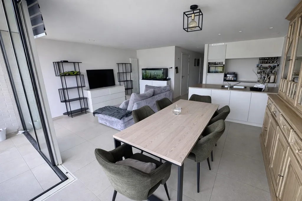 Salle à manger - Appartement avec Vue sur les Dunes près de la Plage