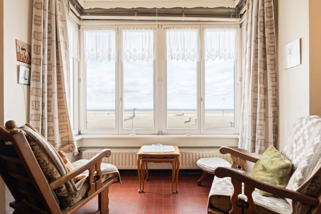 Séjour - Appartement avec Vue Mer à La Panne