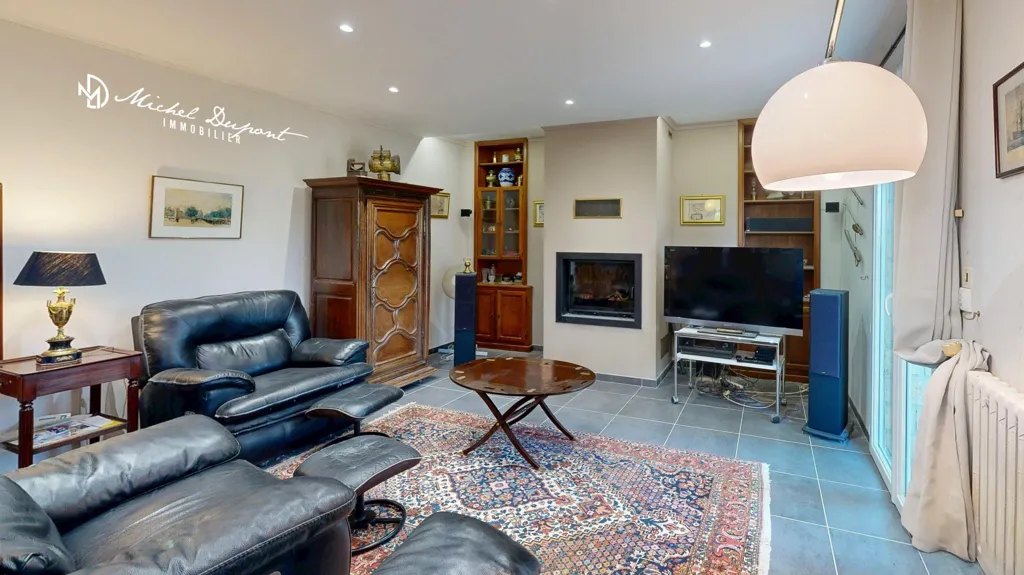 Living Room - Stone House with Pool in Périgord Noir
