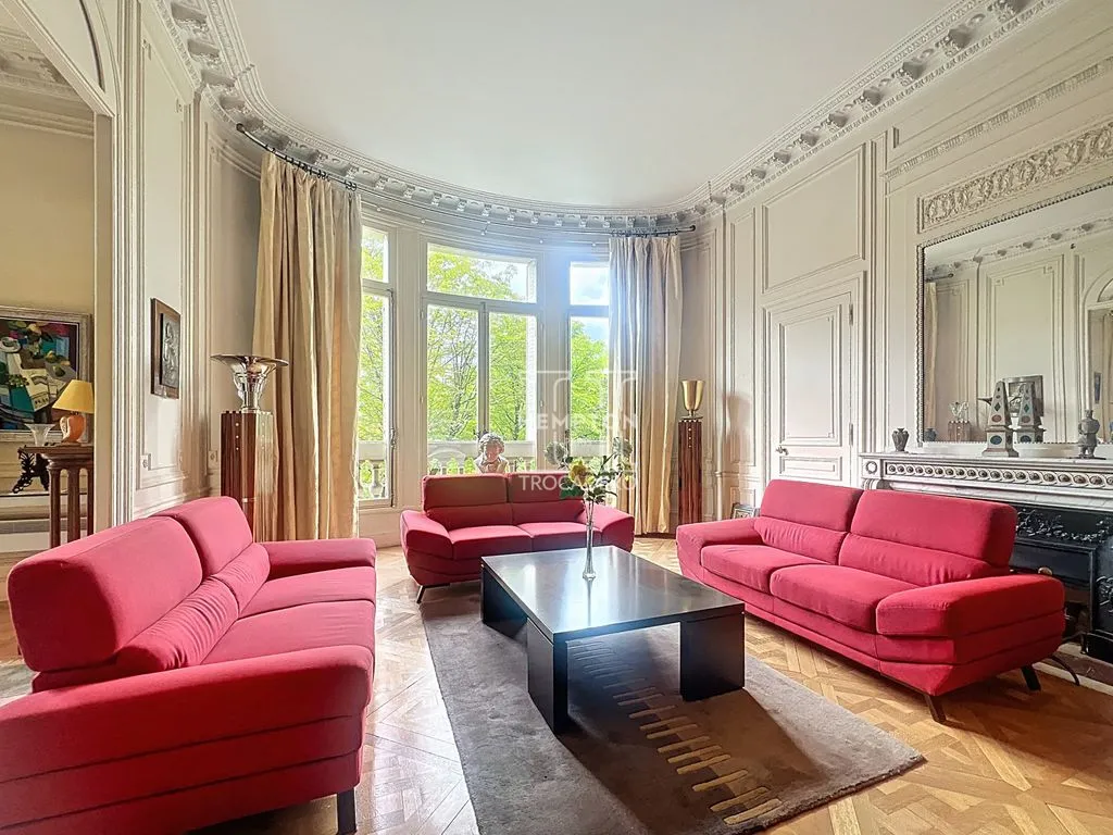 Séjour - Appartement Luxueux de 10 Pièces à La Muette, Paris