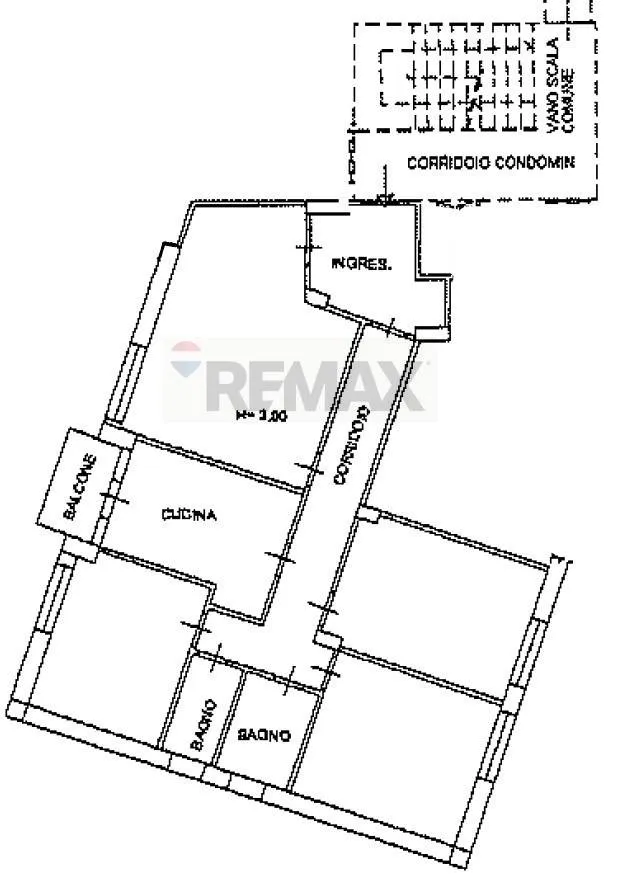 Plaan - Apartment with Balcony near L'Aquila Centre