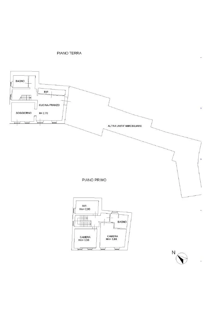 Plan - Stone Cottage with Private Garden in Caprino Veronese