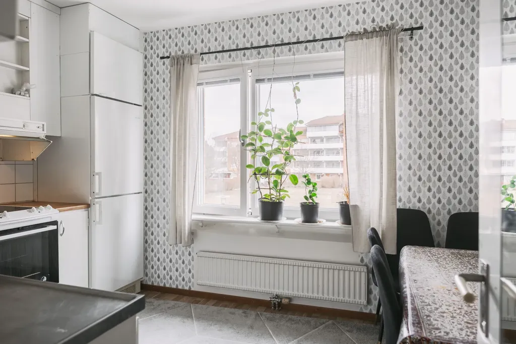 Cuisine - 1-Bedroom Flat with Renovated Features in Akaciastigen