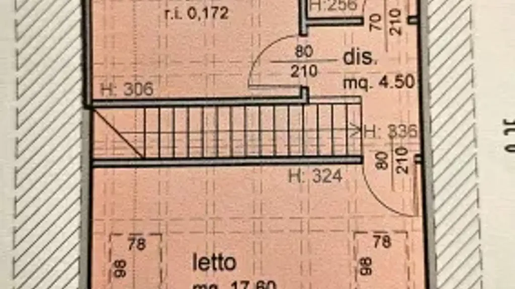 Plaan - Terraced House with Loft in Guastalla