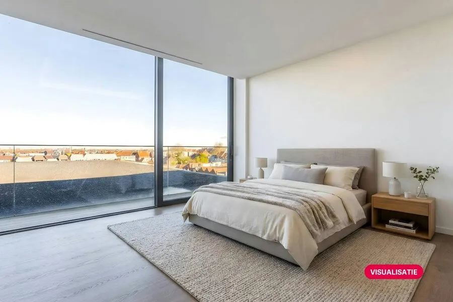 Chambres - Penthouse avec Vue sur la Leie à Kortrijk
