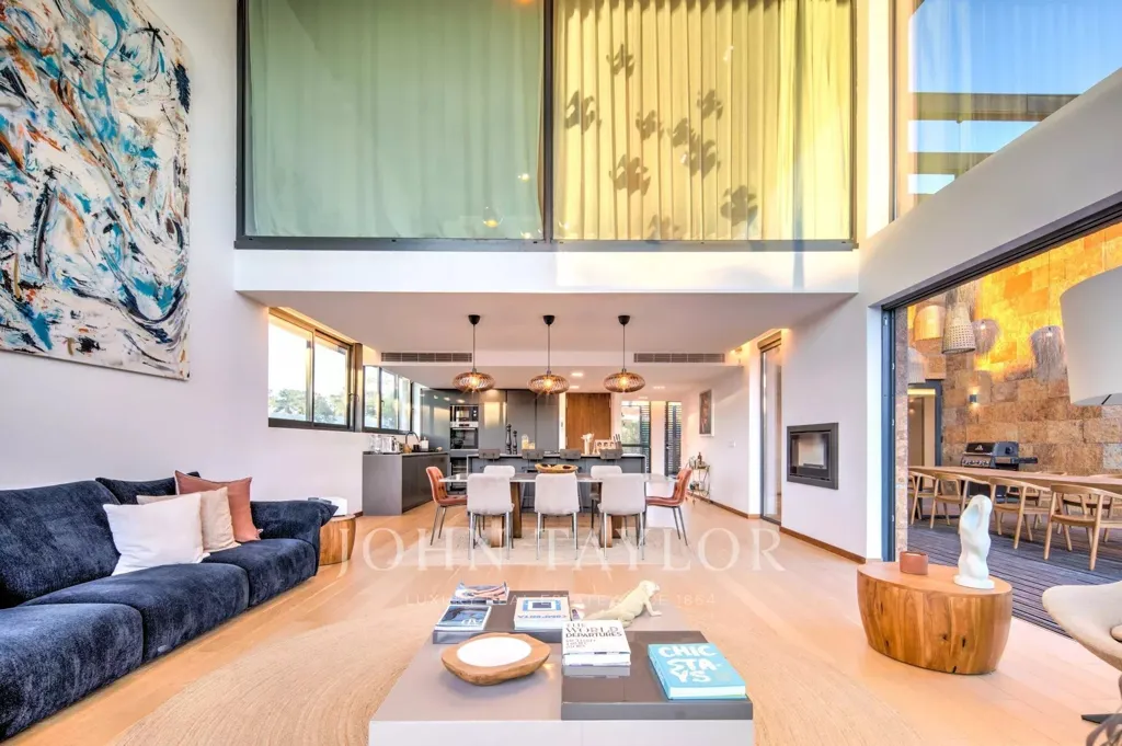 Living Room - Modern Villa with Sea View in Troia Resort