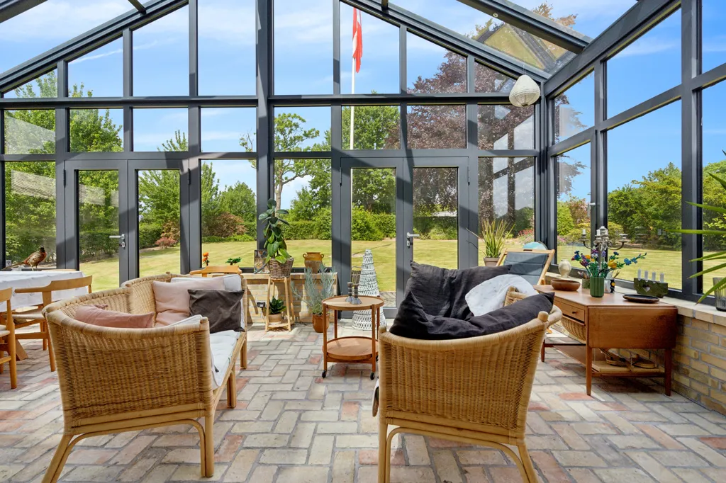 Terrasse - Classical Country Villa with 24 Hectares near Sønderborg
