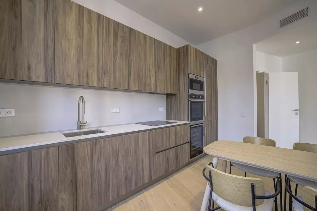 Kitchen - Renovated 5-Piece Apartment with View in Nice