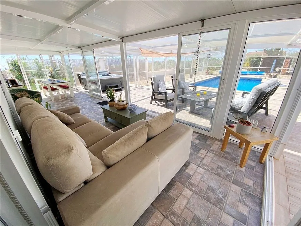Séjour - Modern Chalet with Pool and Terrace in Huércal-Overa