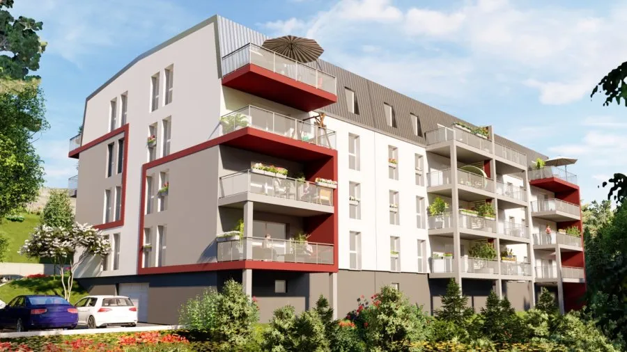 Appartements Neufs à Apach avec Espaces Extérieurs