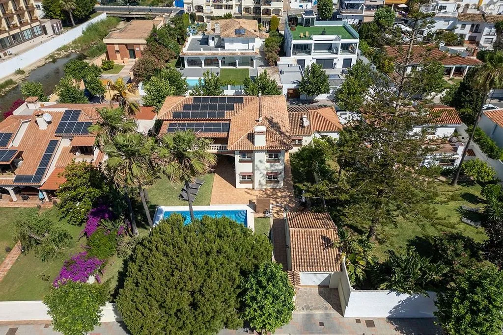 Vue aérienne - Andalusian Villa with Pool in La Cala de Mijas