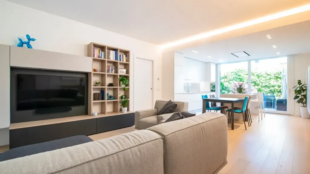 Séjour - Newly Built Apartment with Private Garden in Noventa Padovana