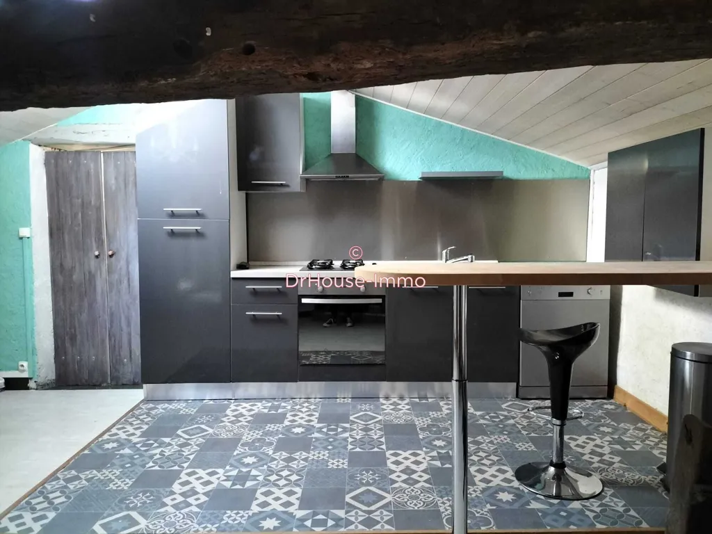 Kitchen - Stone House with Garden in Corcoué-sur-Logne Centre