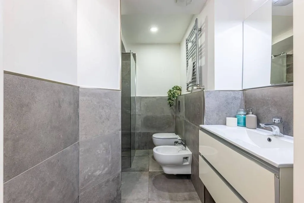 Salles de bain - Luxury Loft with Metro Access in Milan