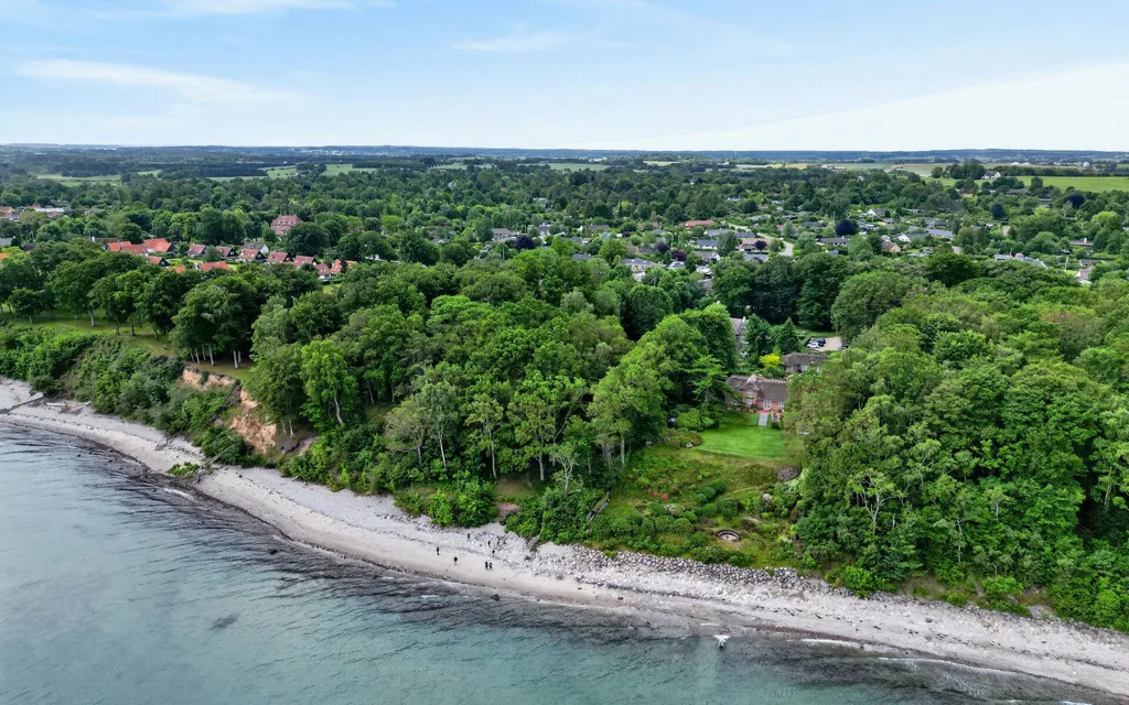 Vue aérienne - Victorian Villa with Garden in Dronningmølle