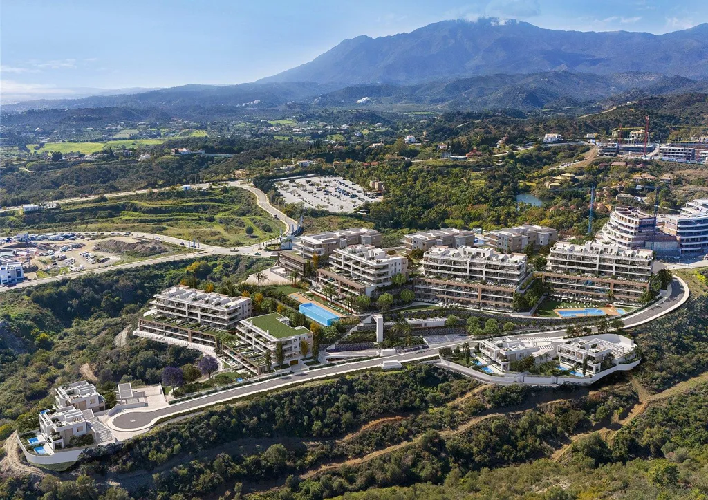 Vue aérienne - Apartment with Scenic Views in Estepona