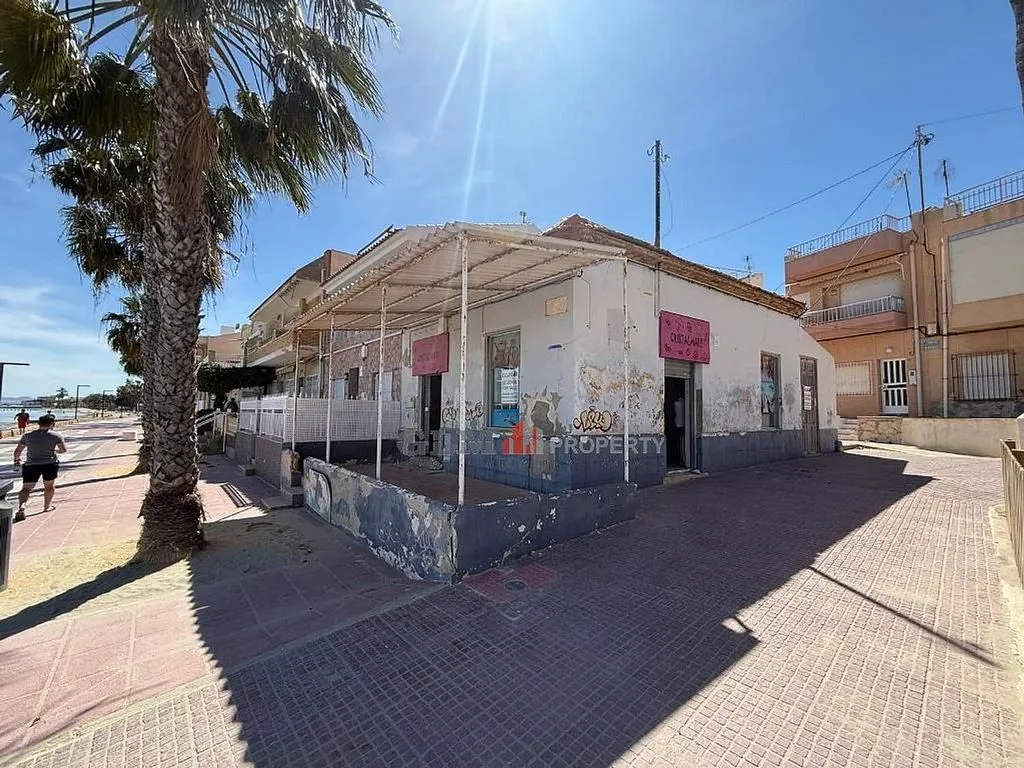 Exterior - Casa con terraza en primera línea de playa en Los Alcázares