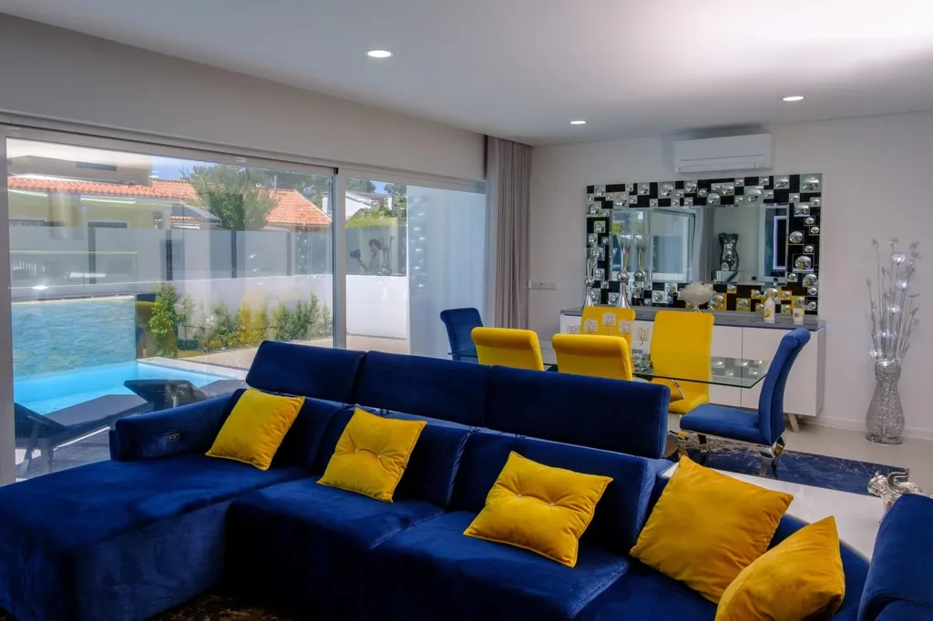 Séjour - Contemporary Villa with Pool in Aroeira, Almada