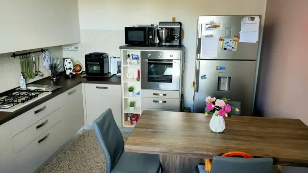 Köök - Rustic-Style Apartment with Private Garden in Castelvetro di Modena