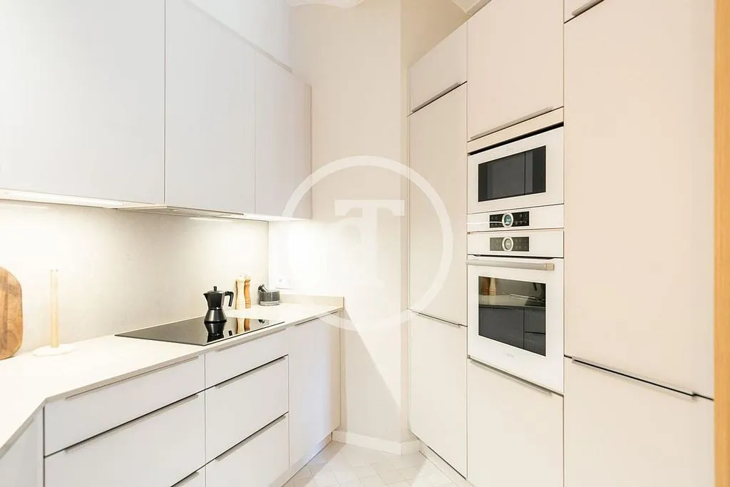 Cuisine - Furnished Flat with Balcony in La Nova Esquerra de l'Eixample
