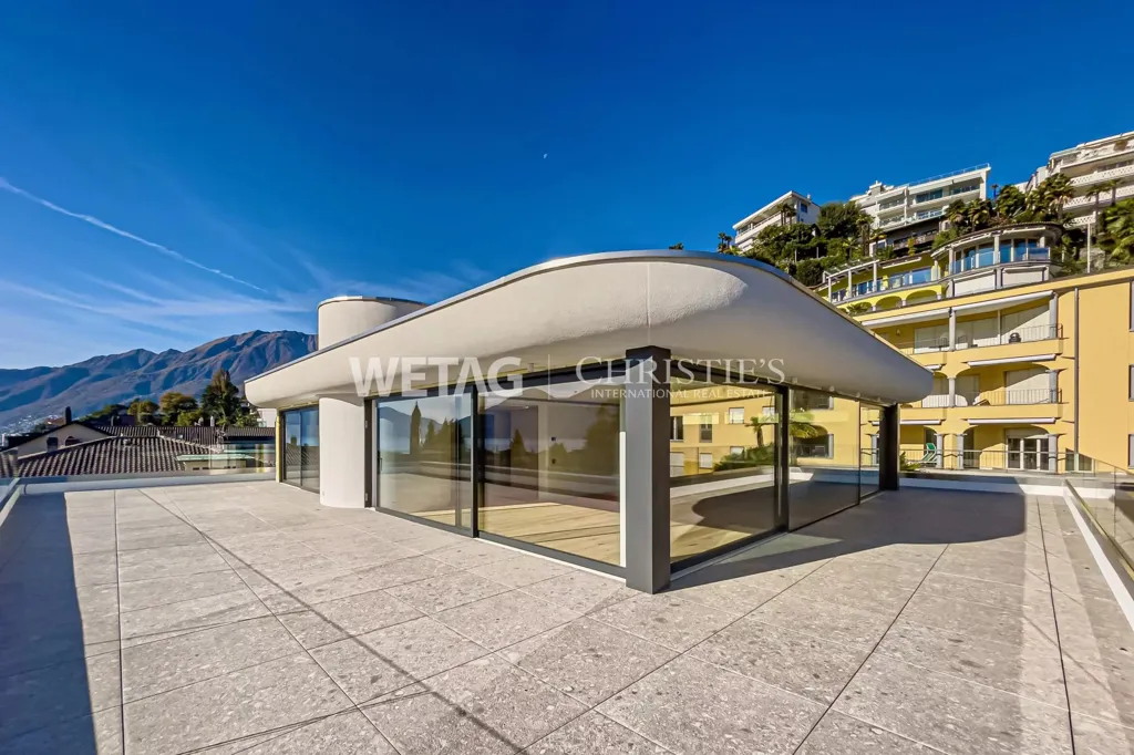 Terrasse - Duplex-Penthouse with Lake View in Ascona