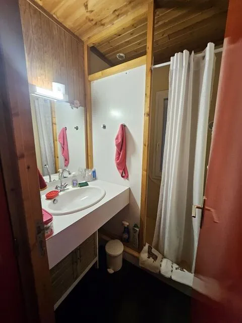 Salles de bain - Chalet avec Terrasses près du Lac de Castillon