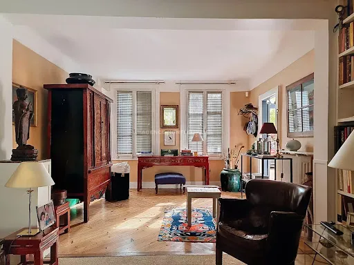 Séjour - Maison de Luxe avec Jardin à Honfleur
