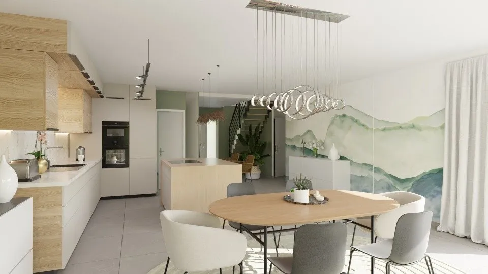 Söögituba - Eco-efficient Villa with Garden in Plomodiern