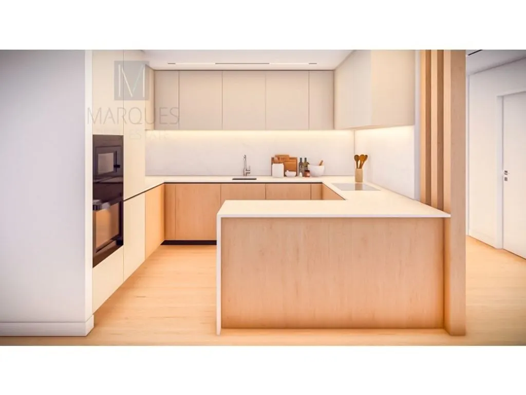 Kitchen - Luxury Apartment with Sea Access in Seixal