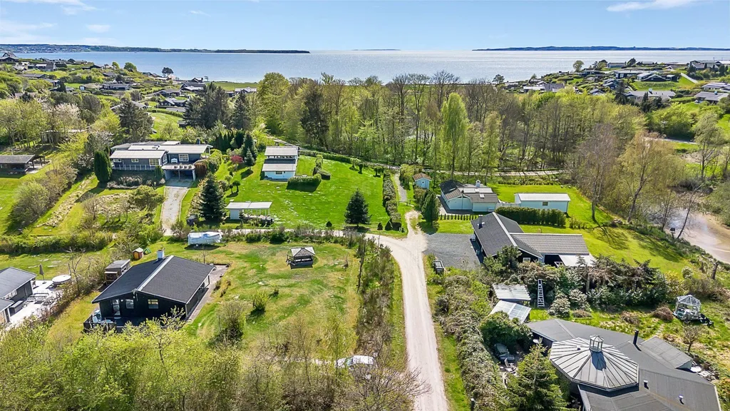 Vue aérienne - Summer House with Sea View in Ebeltoft