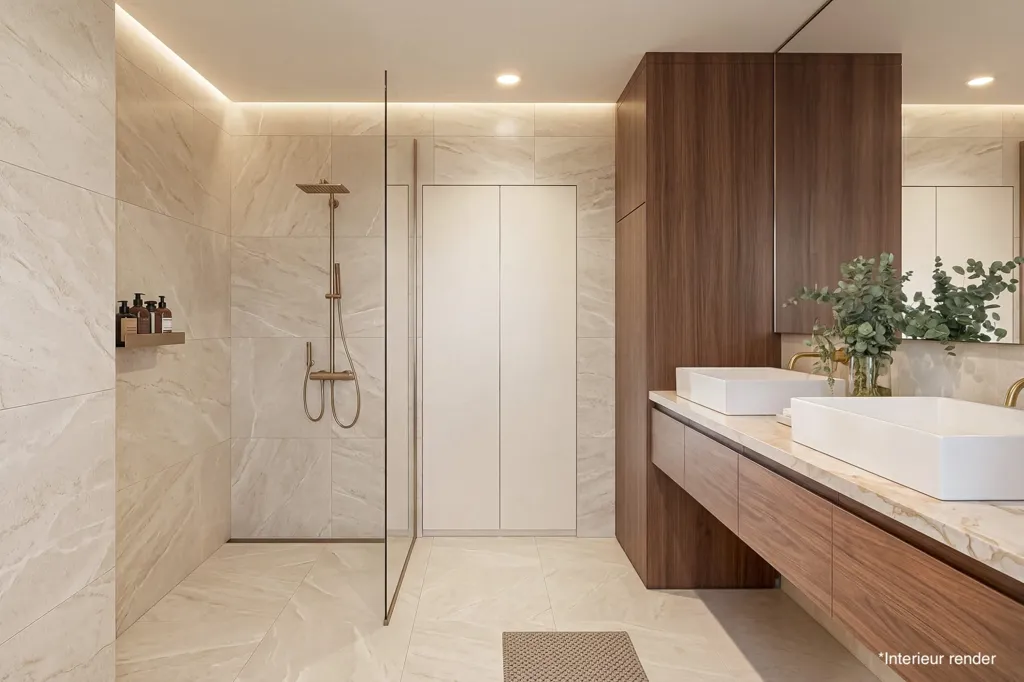 Bathrooms - Apartment with Balcony in Hasselt