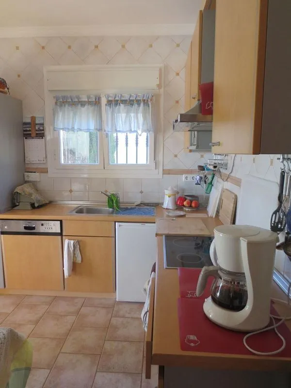 Köök - Independent Villa with Sea View in Calpe