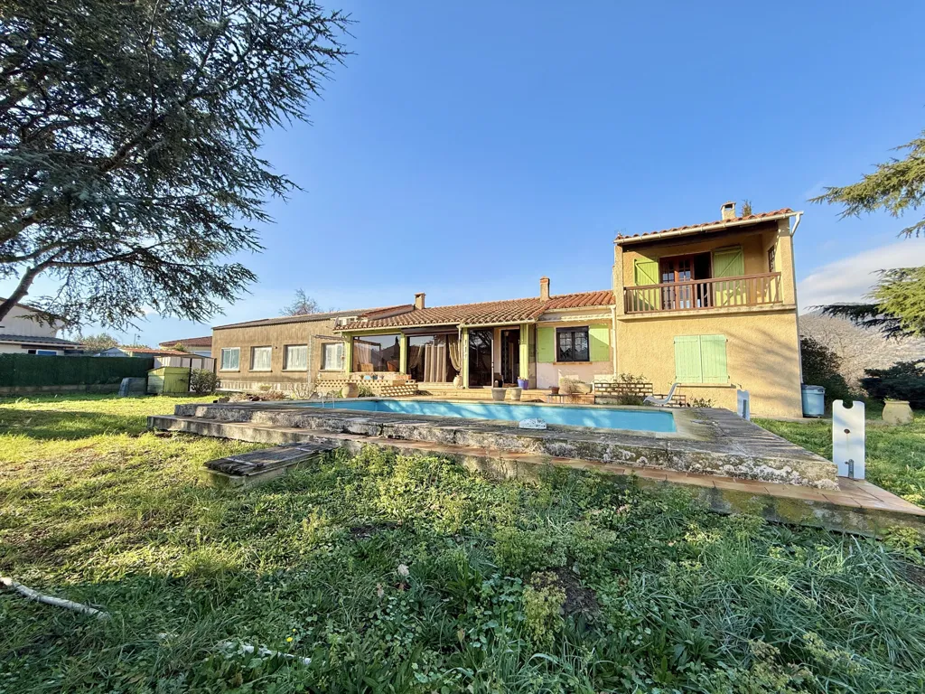 Pool - Four-Face House with Mountain View in Rodès