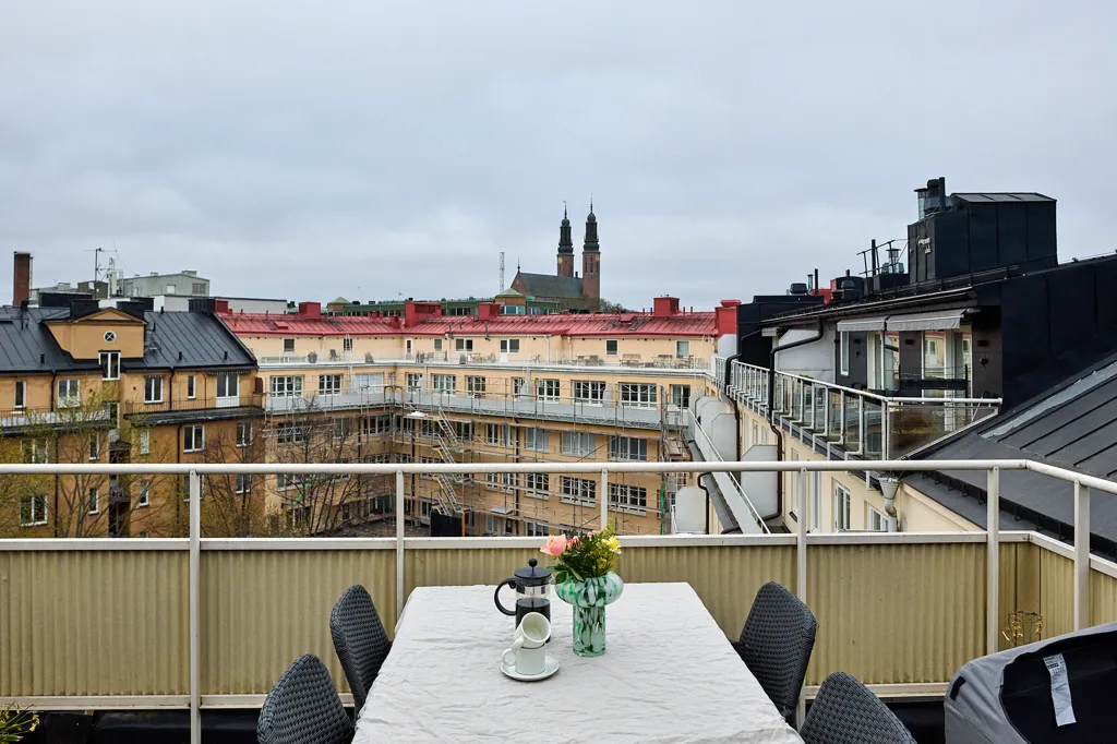 Balcon - Apartment with Sea View in Hornstull