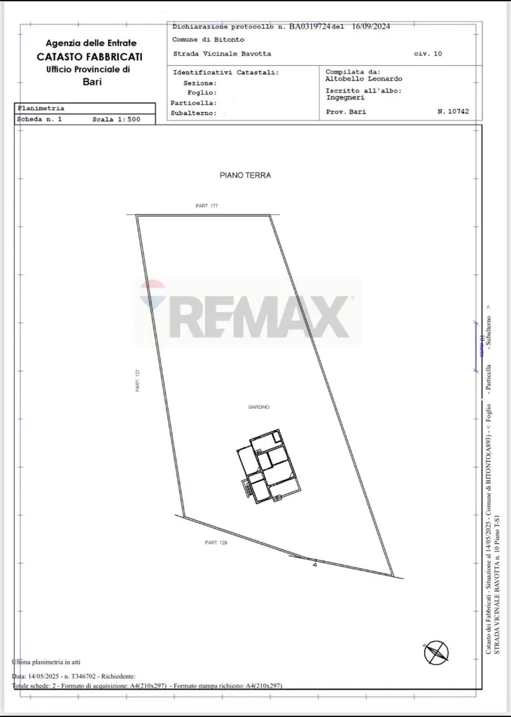 Plaan - Villa with Garden near Bitonto