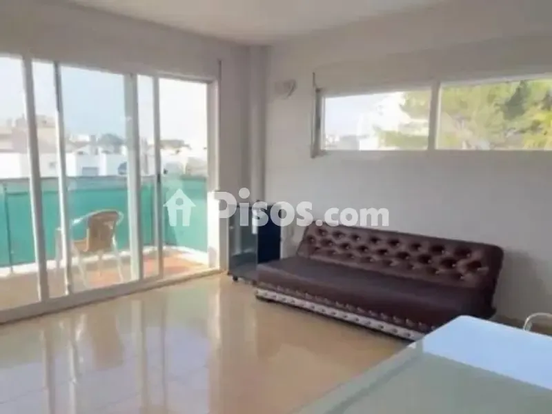Living Room - Apartment with Sea View in Cala de Bou