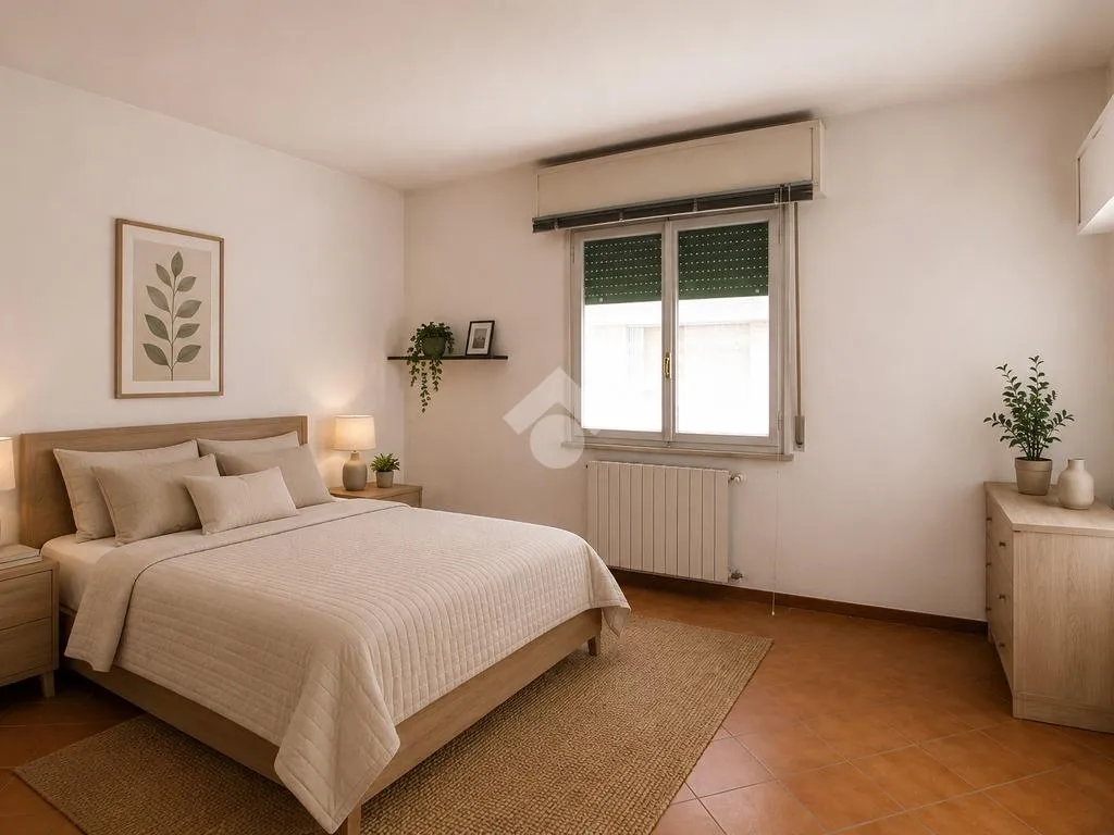 Camere da letto - Quadrilocale with Private Balcony in Pisa