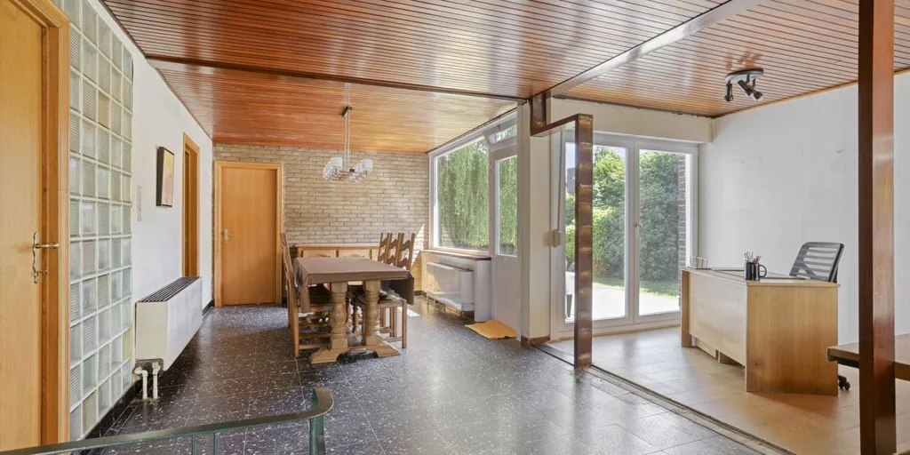 Sala da pranzo - Bungalow with Garden in Hekelgem