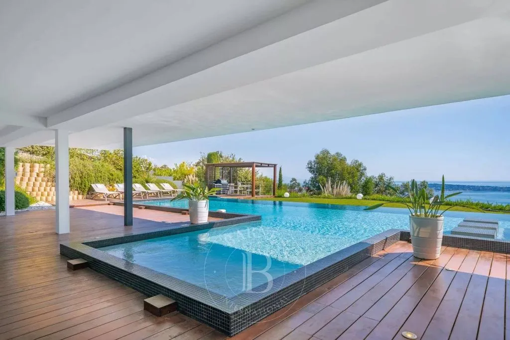 Piscine - Villa Moderne Vue Panoramique à Super Cannes