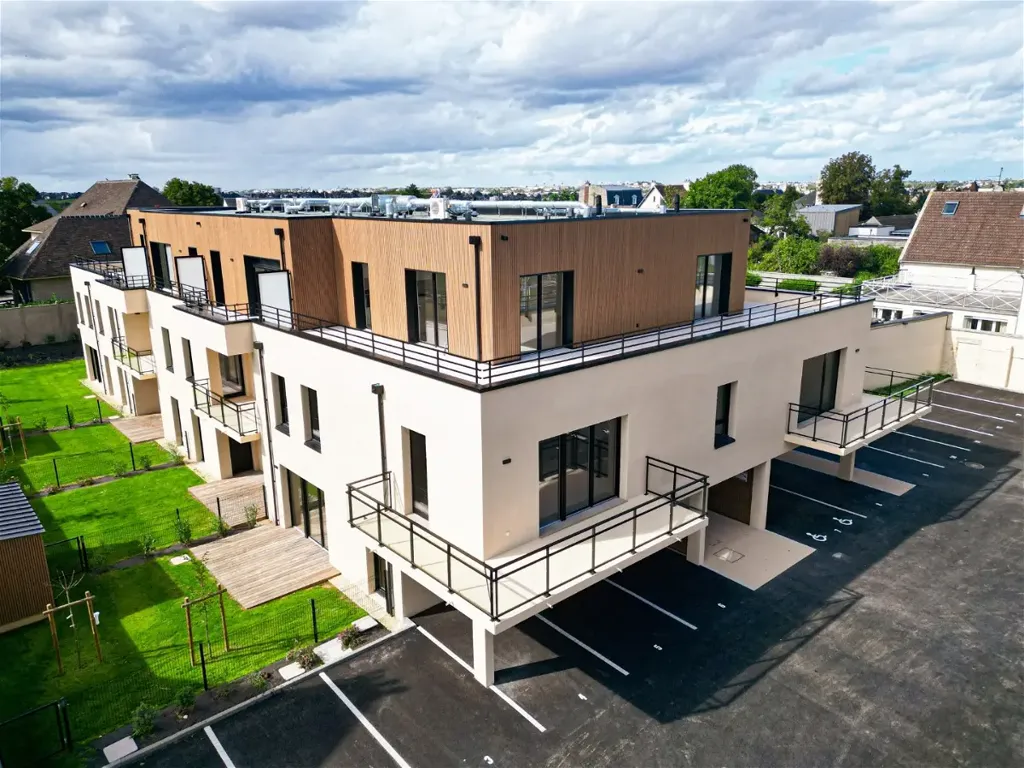 Õhuvaade - 5-Piece Apartment with Terrace in Fleury sur Orne