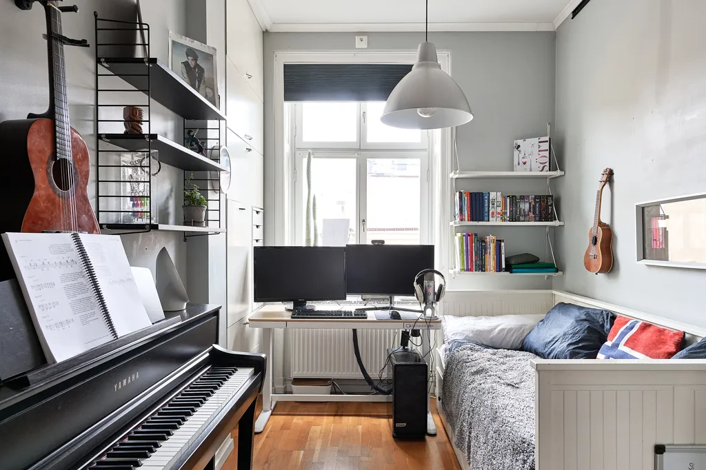 Camere da letto - Turn-of-the-Century Flat with Balcony in Södermalm
