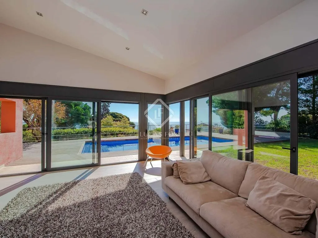 Séjour - Luxury Villa with Sea View in Sant Feliu de Guíxols