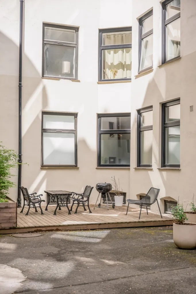 Giardino - Modernised Flat with Garden View in Oslo